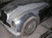 Aston Martin DB2 repaired maintaining its originally